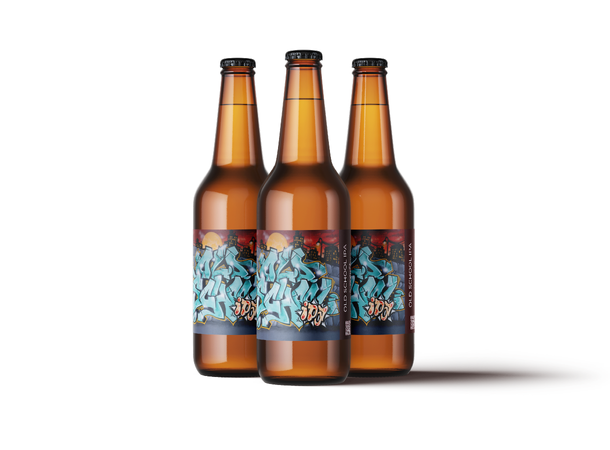 Old School IPA Etikett 60 stk