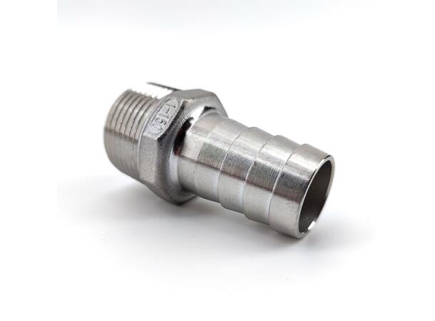 Overgang 1" BSP male til 25mm nippel