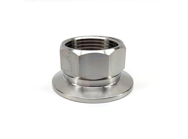 Tri-Clamp overgang 1,5" til 1" BSP hunn