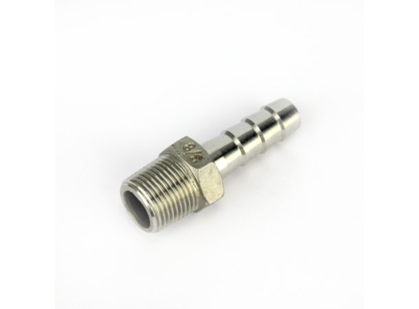 Overgang fra 3/8 tommer BSP til 10mm slangenippel