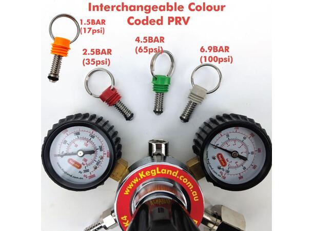 Overtrykksventil Orange (1,5bar / 17psi)