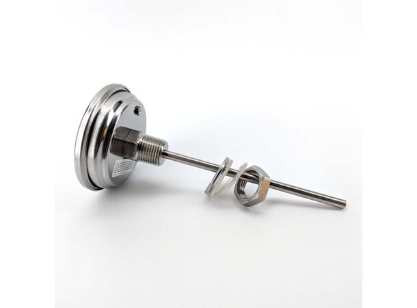 Termometer med 3 tommers display og 132mm probe