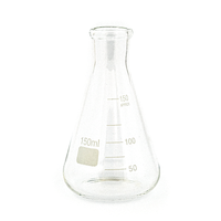 Erlenmeyer kolbe 150 ml av borosilikatglass. 0,15 liter