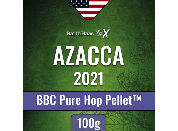 Azacca BBC 2021 100g, 11,7% alfasyre