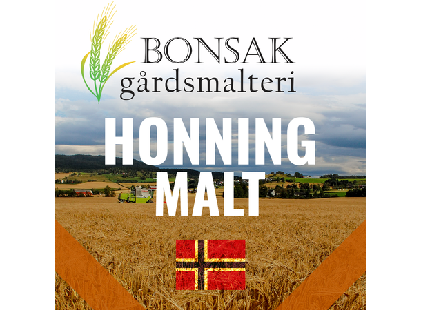 Honning Malt 25-35 EBC - Bonsak Gårdsmalteri