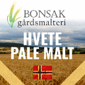 Hvete Pale Malt 25 kg Knust 5-8 EBC - Bonsak Gårdsmalteri