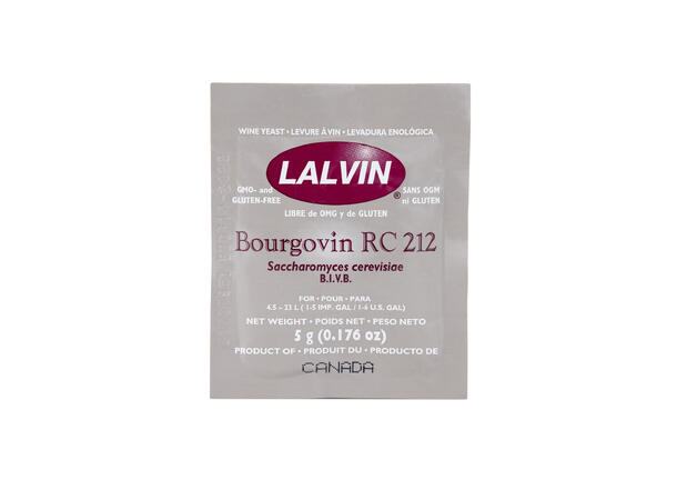 LALVIN BOURGOVIN RC212 Rødvinsgjær 5 gram
