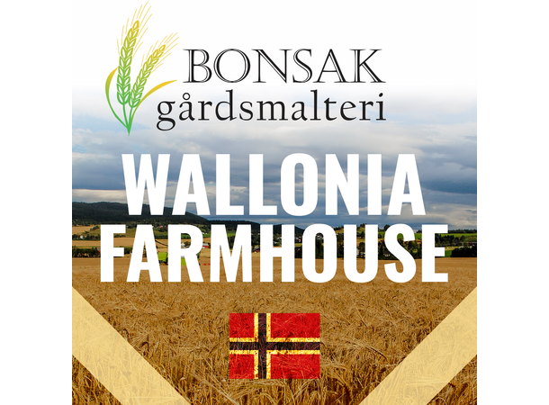 Wallonia Farmhouse Malt 3 EBC - Bonsak Gårdsmalteri