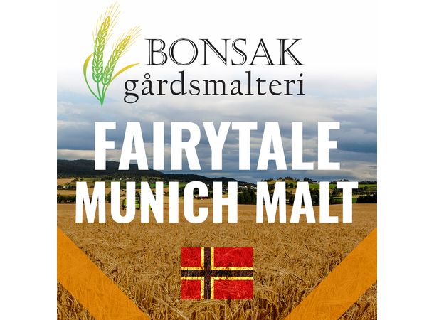 Fairytale Munich Malt 17-22 EBC - Bonsak Gårdsmalteri