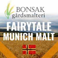 Fairytale Munich Malt 1 kg Hel 17-22 EBC - Bonsak Gårdsmalteri