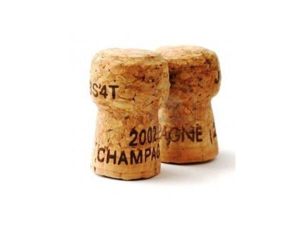 1000 stk Champagnekork i natur