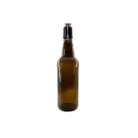 Eske med 24 stk flasker med Patentkork 0,5 liters brune flasker