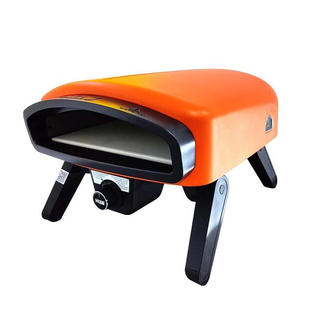 HIZO G14 Gas pizza oven orange Gassfyrt pizzaovn - Oransje