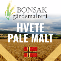 Hvete Pale Malt 1 kg Hel 5-8 EBC - Bonsak Gårdsmalteri