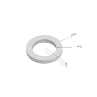 Pakning, 12x8x1.5mm, 2 stk Brewtools Til inline sensor og O2/Co2 sten