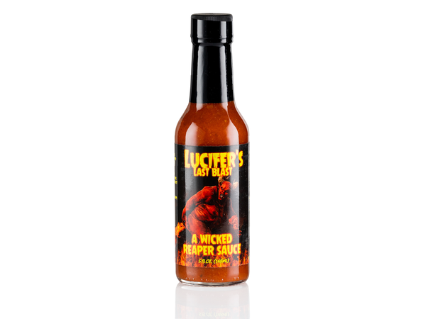 Lucifer's Last Blast A Wicked Reaper Sauce Hellfire - 148 ml