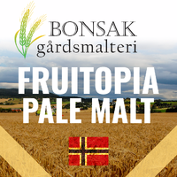 Fruitopia Malt 1 kg Hel 5-6 EBC - Bonsak Gårdsmalteri