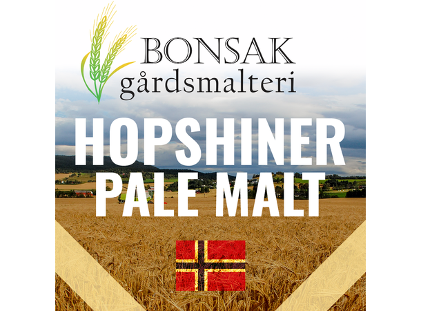 Hopshiner Pale Malt 4 EBC - Bonsak Gårdsmalteri