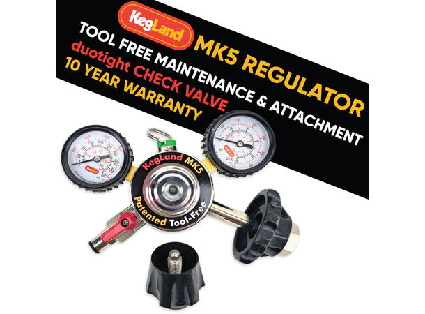 MK5 CO2-regulator – Verktøyfri