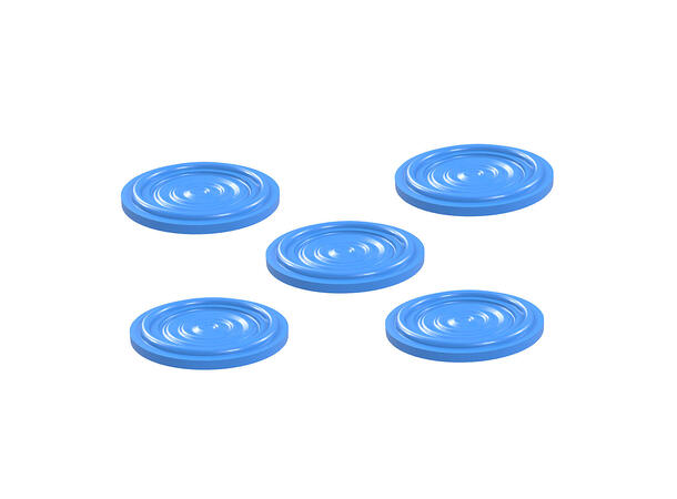 TC Pakning, 34mm, Membran, 5-pack