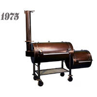 Workhorse Pits 1975 Smoker, Raw Kompakt og kraftig offset BBQ-smoker