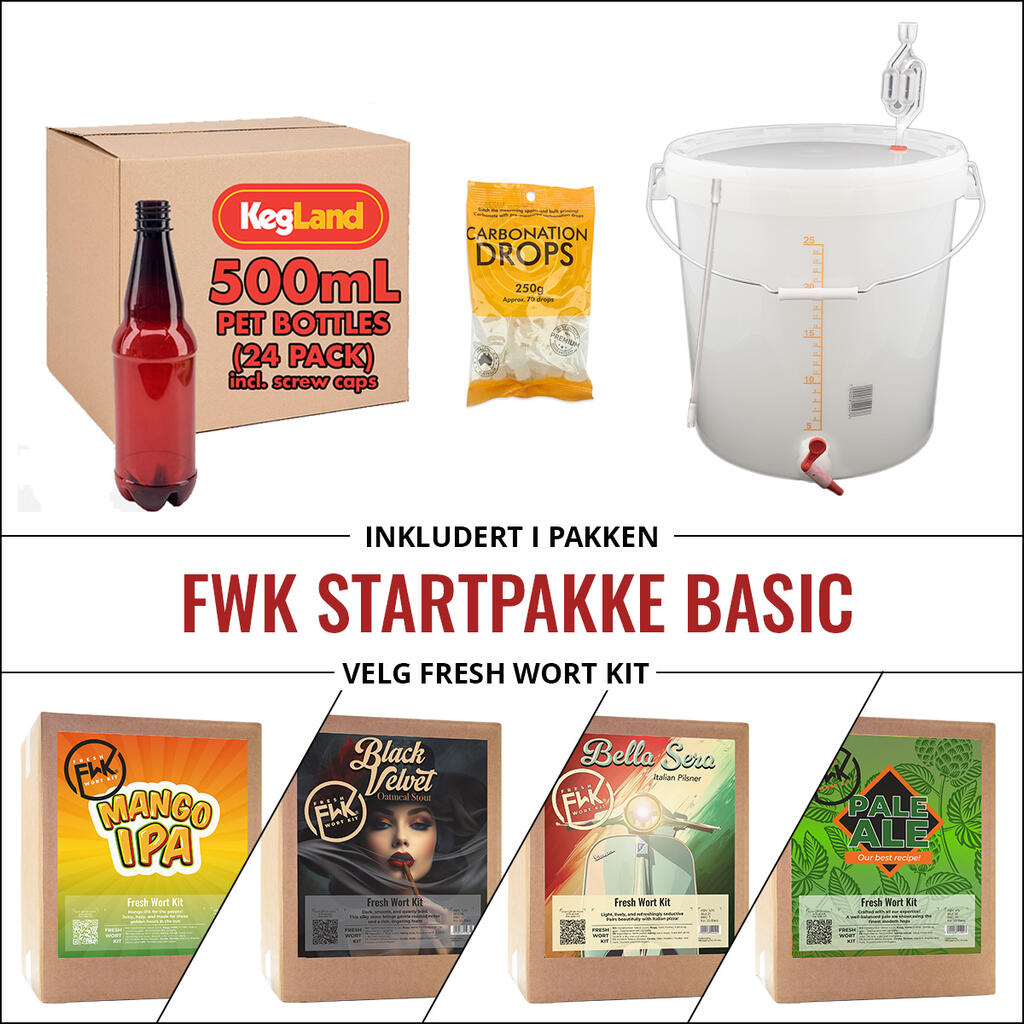 FWK startpakke Basic - Ølbrygging AS