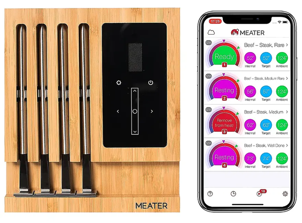 Meater Block 4 stk - Rekkevidde 50 meter