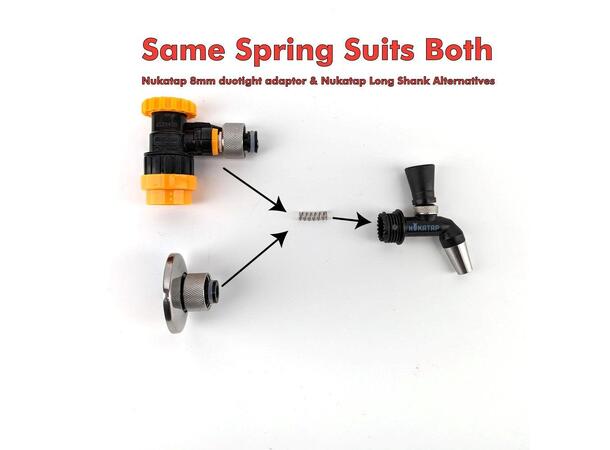 Nukatap Mini Self Closing Tap spring