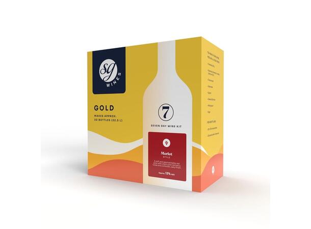 Merlot Gold SG Wines for 23 liter rødvin