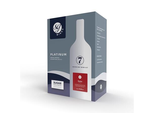 Merlot Platinum SG Wines for 23 liter rødvin
