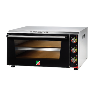 Effeuno P250H 4,3kW Pizzaovn 2 etasjer 50cm Pizza, maks 450°C