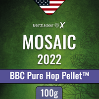 Mosaic BBC 2022 100g 11,3% alfasyre