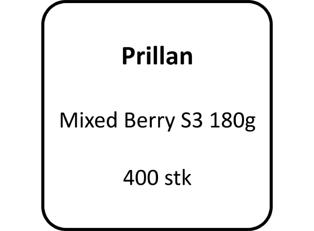 Prillan Mixed Berry 400 stk