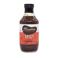 Franklin Spicy BBQ Sauce 510g Krydret BBQ-magi for kjøttelskere
