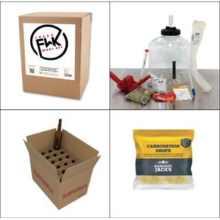 FWK Startpakke Standard Pakke med Flat Bottom og glassflasker