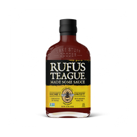 Rufus Teague Honey Sweet BBQ sauce 454g Honningrik, tykk & røykfull BBQ-saus