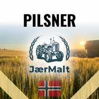 Pilsner Malt 1 kg Hel 3-3,5 EBC Jærmalt løsvekt