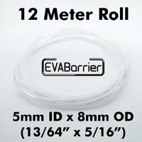 12m EVABarrier slange 5 mm ID x 8 mm OD for øl og CO2. 13/64" ID x 5/16" OD