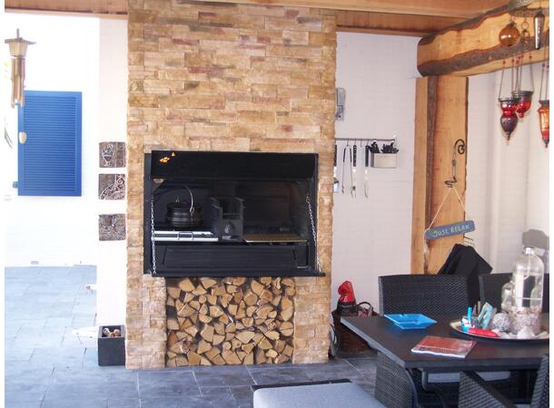 Home Fires Braai Build-in 1200
