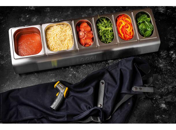 Ooni Pizza Topping Station inkl 6 beholdere med lokk