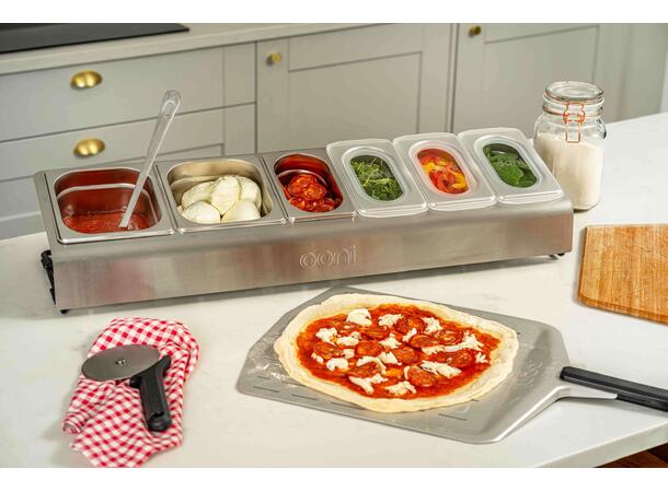 Ooni Pizza Topping Station inkl 6 beholdere med lokk