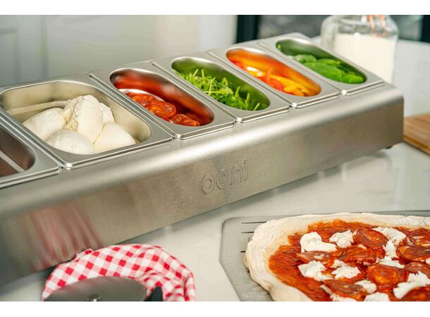 Ooni Pizza Topping Station inkl 6 beholdere med lokk