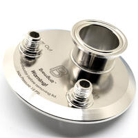 BrewBuilt 4" End cap with body connects Passer til BrewBuilt X2