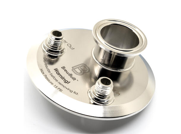 BrewBuilt 4" End cap with body connects