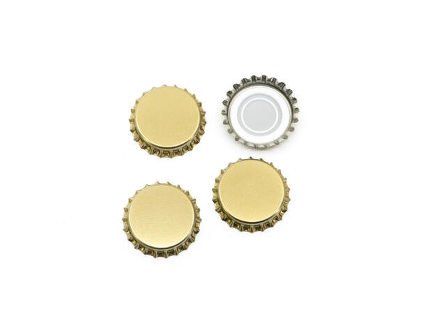Flaskekapsler Gull 29 mm - 100 stk