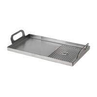 Kasai Medium Long Plancha 50/50 Flat og riflet plancha 54,5 x 24 cm