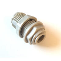 Lindr DM Bulkhead 8mm (5/16), ABU0505 Gjennomføring med hurtigkoblinger
