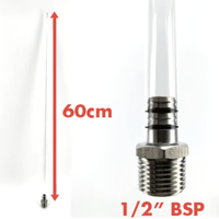 Polycarbonate Sight Glass Siktglass 2 deler