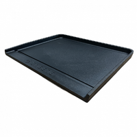 Stekeplate støpejern 45 x 38 cm Omberg stekebord for smashburger