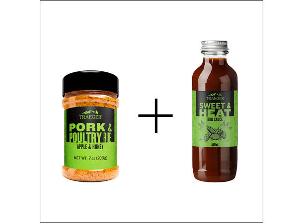 Traeger Pork BBQ saus & rub